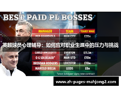 英超球员心理辅导：如何应对职业生涯中的压力与挑战